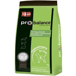 ProBalance | 3 кг | Hypoallergenic Корм сухой для взрослых собак всех пород
