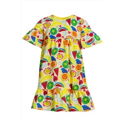 Платье детское Минни лимонный