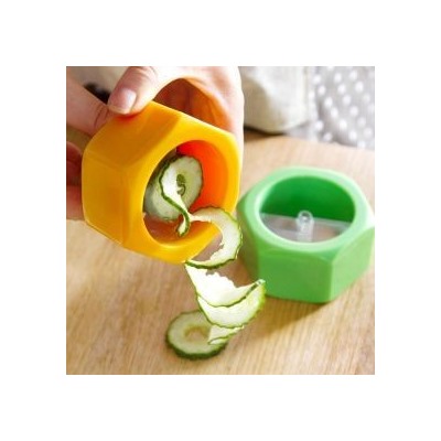 Спиральный слайсер для фигурной нарезки овощей, Акция! Зеленый