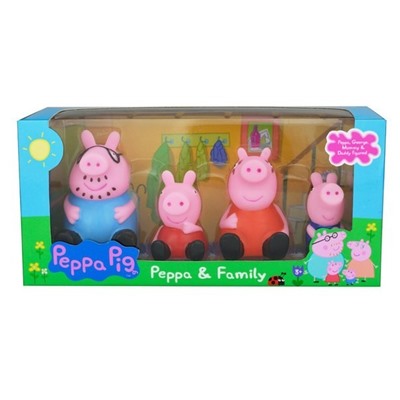 Игровой набор из 4-х фигурок Свинка Пеппа, Акция!