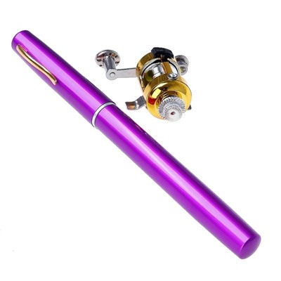 Карманная удочка в виде ручки Fishing Rod in Pen Case, Акция! Фиолетовый