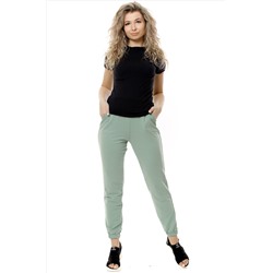 NSD стиль, Женские брюки фисташкового цвета, с 2мя потайными карманами