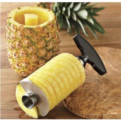 Нож для ананасов Pineapple Corer Slicer, Всего за несколько секунд Pineapple Slicer:, Принцип действия:, Интересное об ананасах:, Акция!