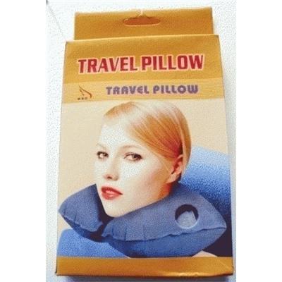 Подушка для путешествий TRAVEL PILLOW (Тревел Пиллоу), Акция! Голубой