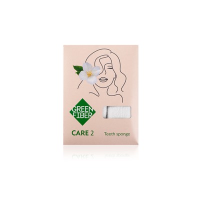 Green Fiber CARE 2, Спонж для чистки зубов
