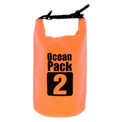 Водонепроницаемая сумка-мешок Ocean Pack 2 л, Акция! Оранжевый