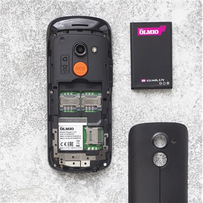 Мобильный телефон C18 Olmio (черный)