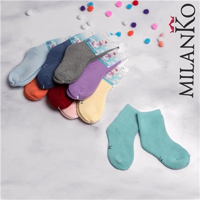 Детские носки махровые MilanKo IN-096 MIX 2/1-2 года