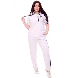 lovetex.store, Женский костюм белого цвета в стиле спорт