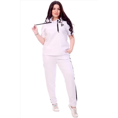 lovetex.store, Женский костюм белого цвета в стиле спорт