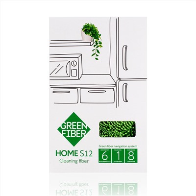 Green Fiber HOME S12, Файбер Твист, зеленый