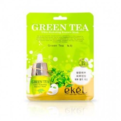 Маска для лица с экстрактом зеленого чая, EKEL, 25 мл