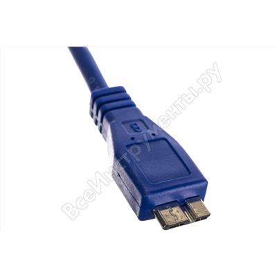 Кабель Cablexpert USB 3.0 Pro, AM/microBM, 9P, 50см, экран синий CCP-mUSB3-AMBM-0.5M