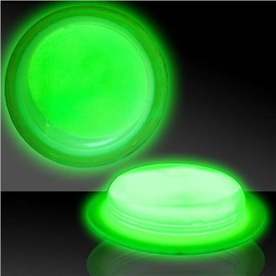Светящийся круглый значок Glow Badge, Акция! Зелёный