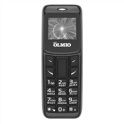 Мобильный телефон A02 Olmio (черный)