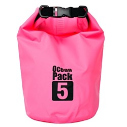 Водонепроницаемая сумка-мешок Ocean Pack, 5 L, Акция! Красный