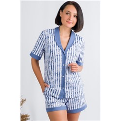 Пижама (туника+шорты), арт. 0227-16