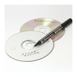 Маркер для CD и DVD BRAUBERG, ЧЕРНЫЙ, супертонкий металлический наконечник 0,5мм, 150512