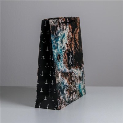 Пакет ламинированный вертикальный «Море», M 26 × 30 × 9 см
