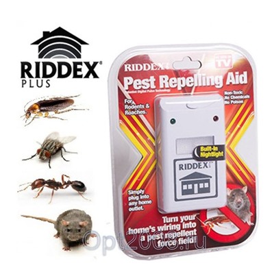 Отпугиватель насекомых и грызунов Pest Repelling Aid Riddex, Акция!