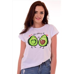 Новое Кимоно, Женская футболка с принтом авокадо