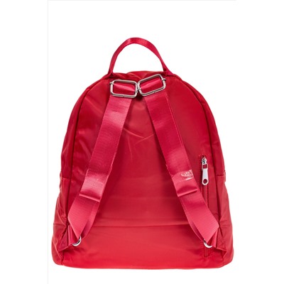 Молодежный рюкзак из текстиля, цвет – красный