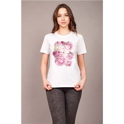 Элиза, Женская футболка с цветочным принтом