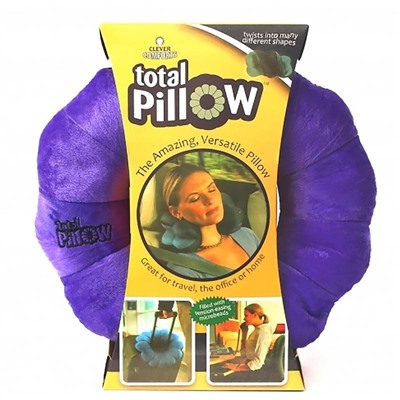 Подушка-трансформер для путешествий Total Pillow  (Тотал Пиллоу), Акция! Фиолетовый