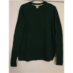 Шерстяной джемпер, свитер, глубокий зелёный цвет /l.o.g.g. h&m