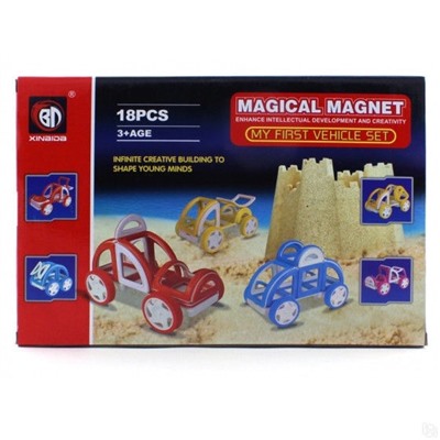 Магнитный конструктор Magical Magnet 18 деталей, Акция! -