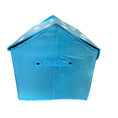 Складной короб для хранения игрушек Домик с совушками, 42×32×34 см, Акция! Синяя совушка