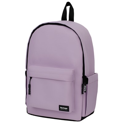 Рюкзак Berlingo Casual "City lilac" 39,5*27*13см, 1 отделение, 3 кармана, уплотненная спинка