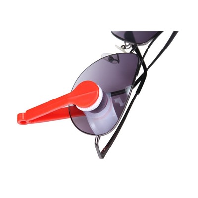Устройство  для чистки стекол очков Microfiber Eyeglass, Акция! Красный
