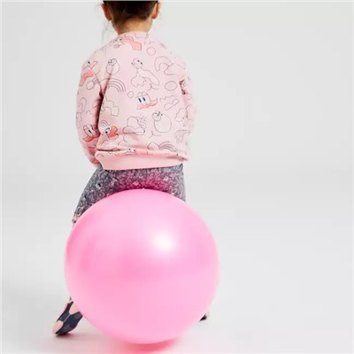 Толстовка для малышей 100 Baby Gym розовая с принтом DOMYOS