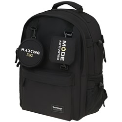 Рюкзак Berlingo многофункциональный "Discovery black" 40,5*28,5*15см, 2 отделения, 7 карманов, уплотненная спинка