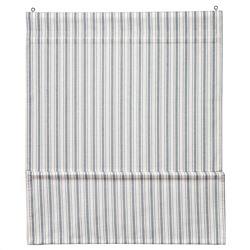 RINGBLOMMA РИНГБЛУММА, Римская штора, белый/синий, 120x160 см