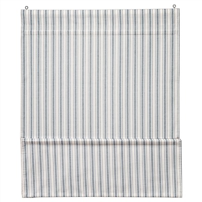 RINGBLOMMA РИНГБЛУММА, Римская штора, белый/синий, 120x160 см