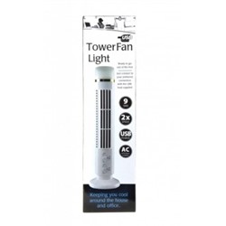 Настольный портативный вентилятор-башня  Usb Tower Fan Light, Акция!