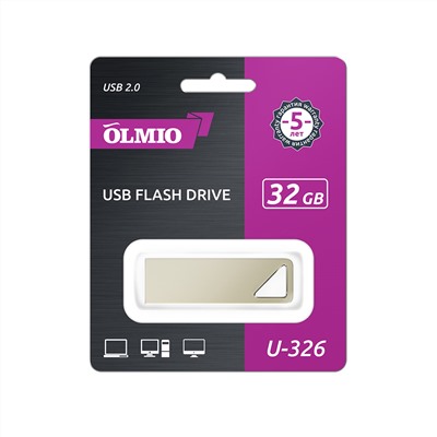 USB-Flash 32GB, U-326, USB2.0, OLMIO