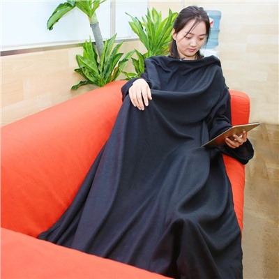 Одеяло-плед с рукавами Snuggie (Снагги), Акция! Черный