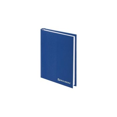 Ежедневник датированный на 4 года А5 (145х215 мм) BRAUBERG, обложка бумвинил, 192 л., синий, тиснение, 123521
