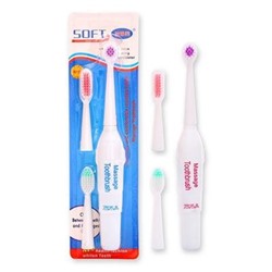 Электрическая зубная щётка 3 в 1 Massage Toothbrush, Акция! Красный