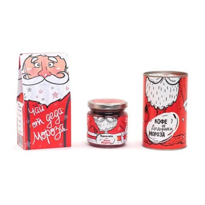 Подарочный набор из 3 продуктов - Посылка от Деда Мороза