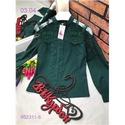 Блузка Зеленый 952311-6