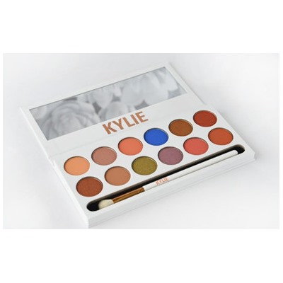 Палетка теней с зеркалом KYLIE THE ROYAL PEACH PALETTE 12 оттенков, Акция! -