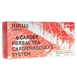 TeaVitall Express Cardex 6, 30 фильтр-пакетов