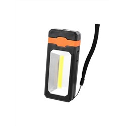 Светодиодный фонарь с солнечной батареей и USB питанием, Акция! Оранжевый