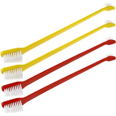 Набор двусторонних зубных щёток для собак Htbrush HTB032, 8 шт, Акция!