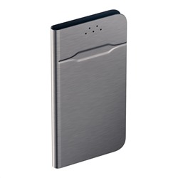 Чехол-книжка универсальный для смартфонов р.L, 5.5"-6.5", серый