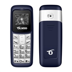 Мобильный телефон A02 Olmio (синий-белый)